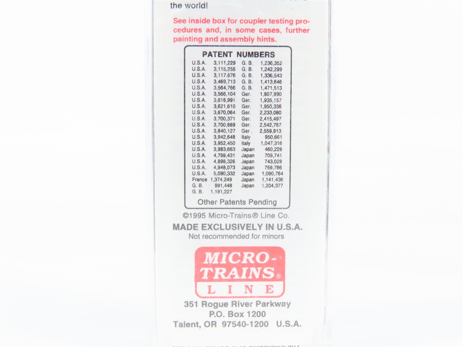 N Scale Micro-Trains 20090 SP Southern Pacific 40' Box Car 97940 RTR