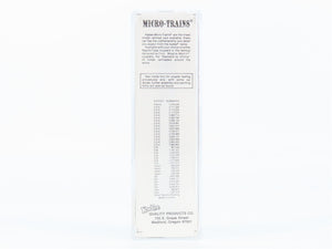 N Scale Micro-Trains 46300 PGE Pacific Great Eastern 50' Fishbelly Gondola RTR
