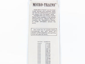 N Scale Micro-Trains 46300 PGE Pacific Great Eastern 50' Fishbelly Gondola RTR