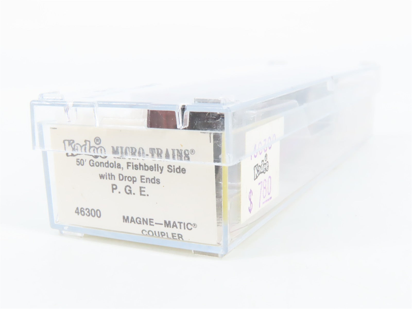 N Scale Micro-Trains 46300 PGE Pacific Great Eastern 50' Fishbelly Gondola RTR