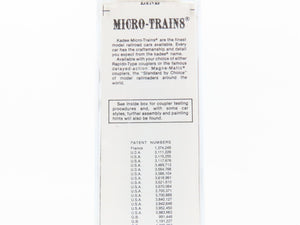 N Scale Micro-Trains 20560 C&EI Chicago & Eastern Illinois 40' Box Car 3500 RTR