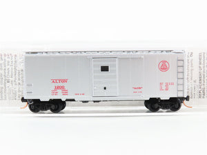 N Scale Micro-Trains 20586 ALT Alton Railroad 40' Box Car 1200 RTR