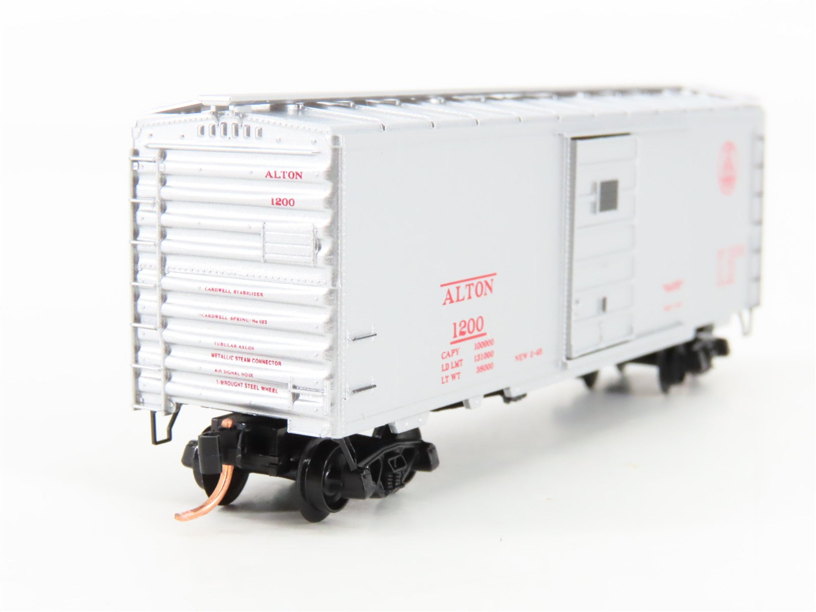 N Scale Micro-Trains 20586 ALT Alton Railroad 40' Box Car 1200 RTR
