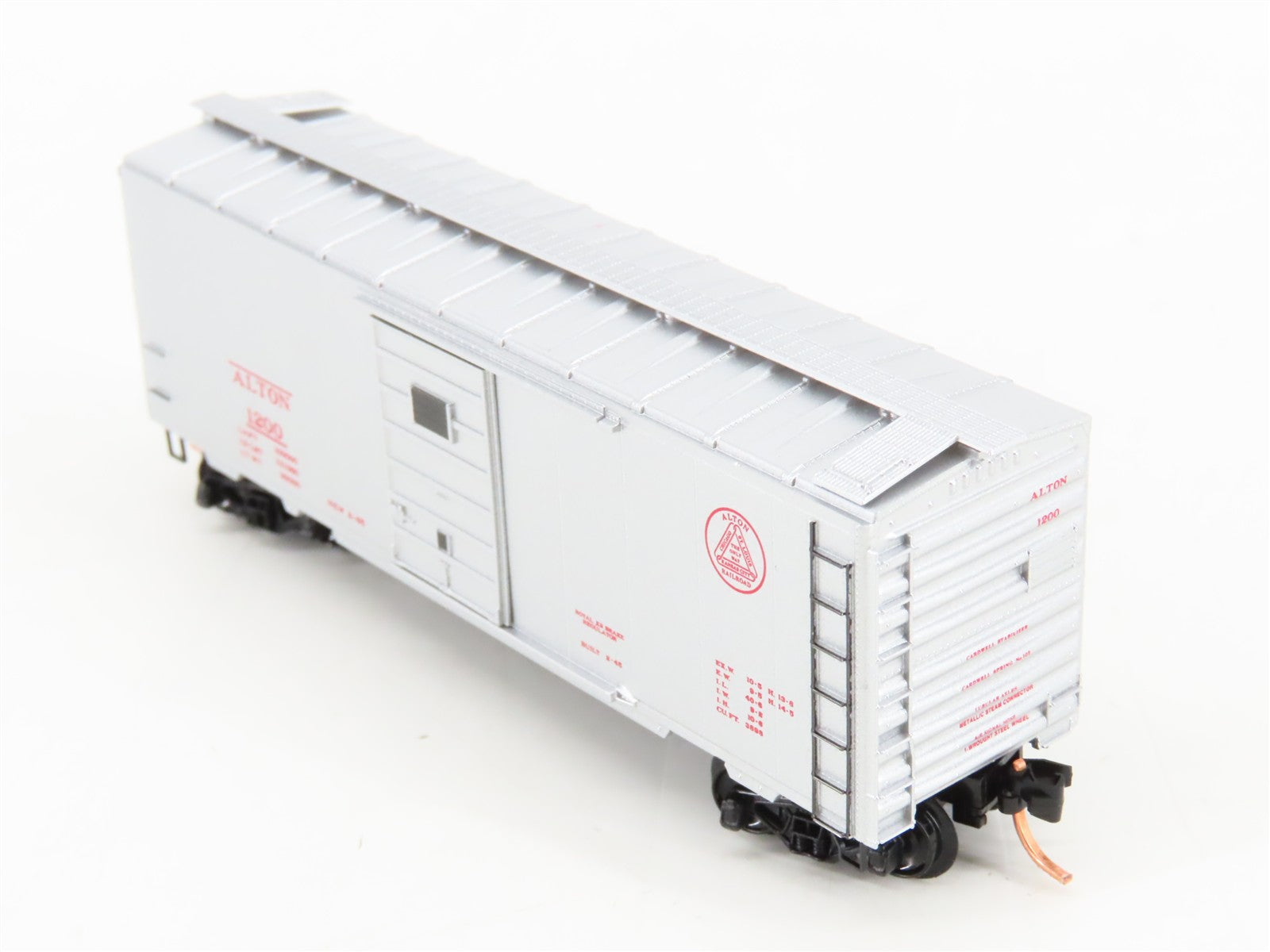 N Scale Micro-Trains 20586 ALT Alton Railroad 40' Box Car 1200 RTR