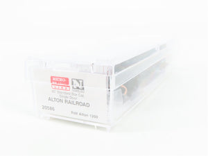 N Scale Micro-Trains 20586 ALT Alton Railroad 40' Box Car 1200 RTR