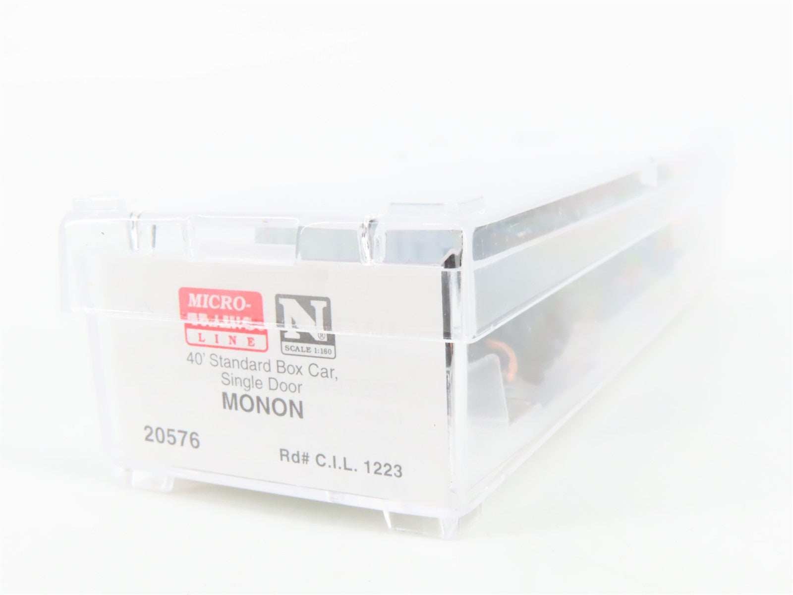 N Scale Micro-Trains 20576 CIL Monon 40' Box Car 1223 RTR