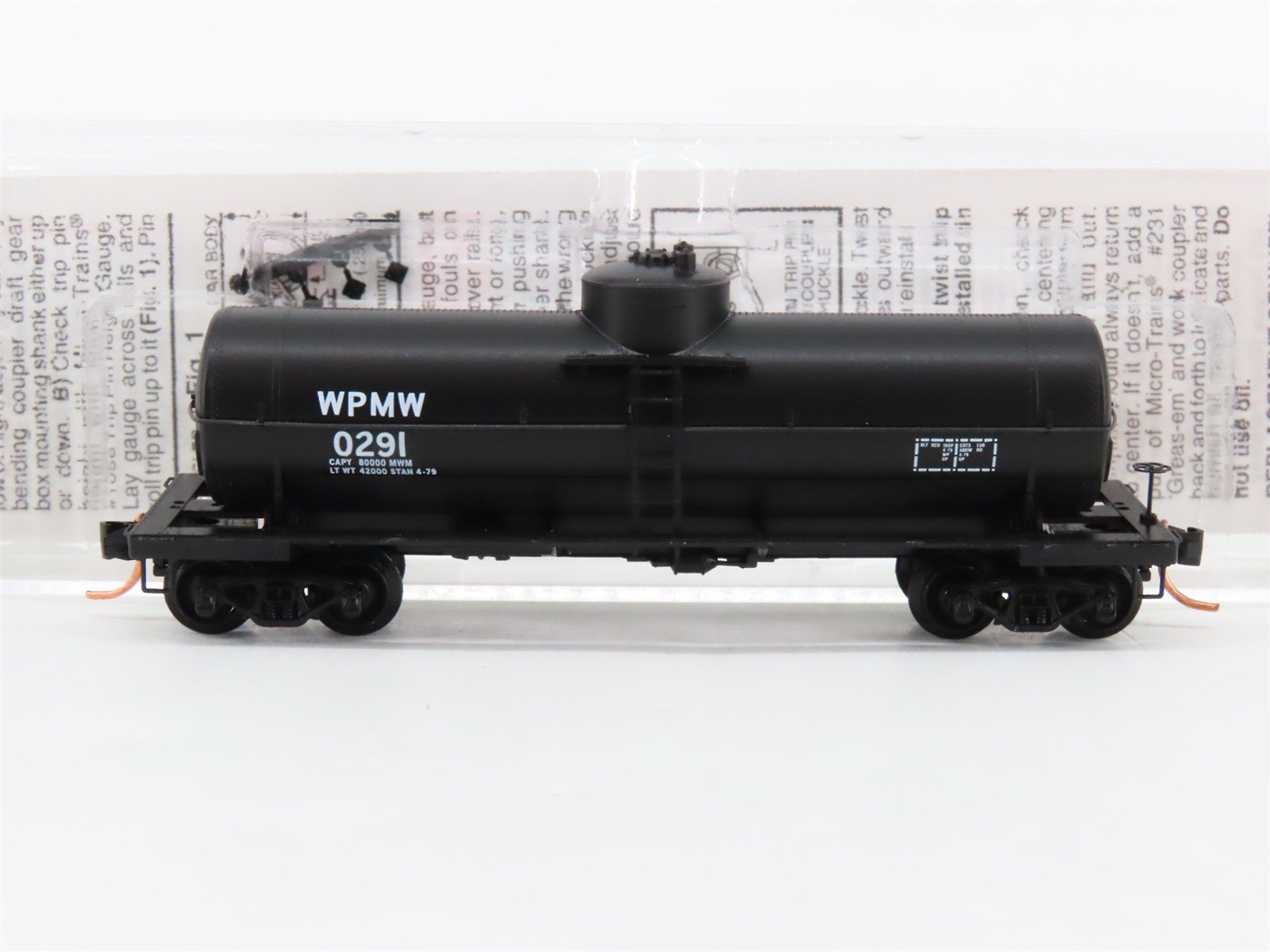 N Scale Micro-Trains 65550 WPMW Western Pacific 39' Tank Car 0291 RTR