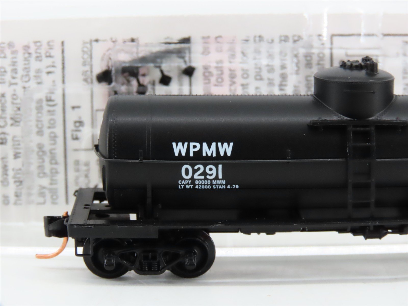 N Scale Micro-Trains 65550 WPMW Western Pacific 39' Tank Car 0291 RTR