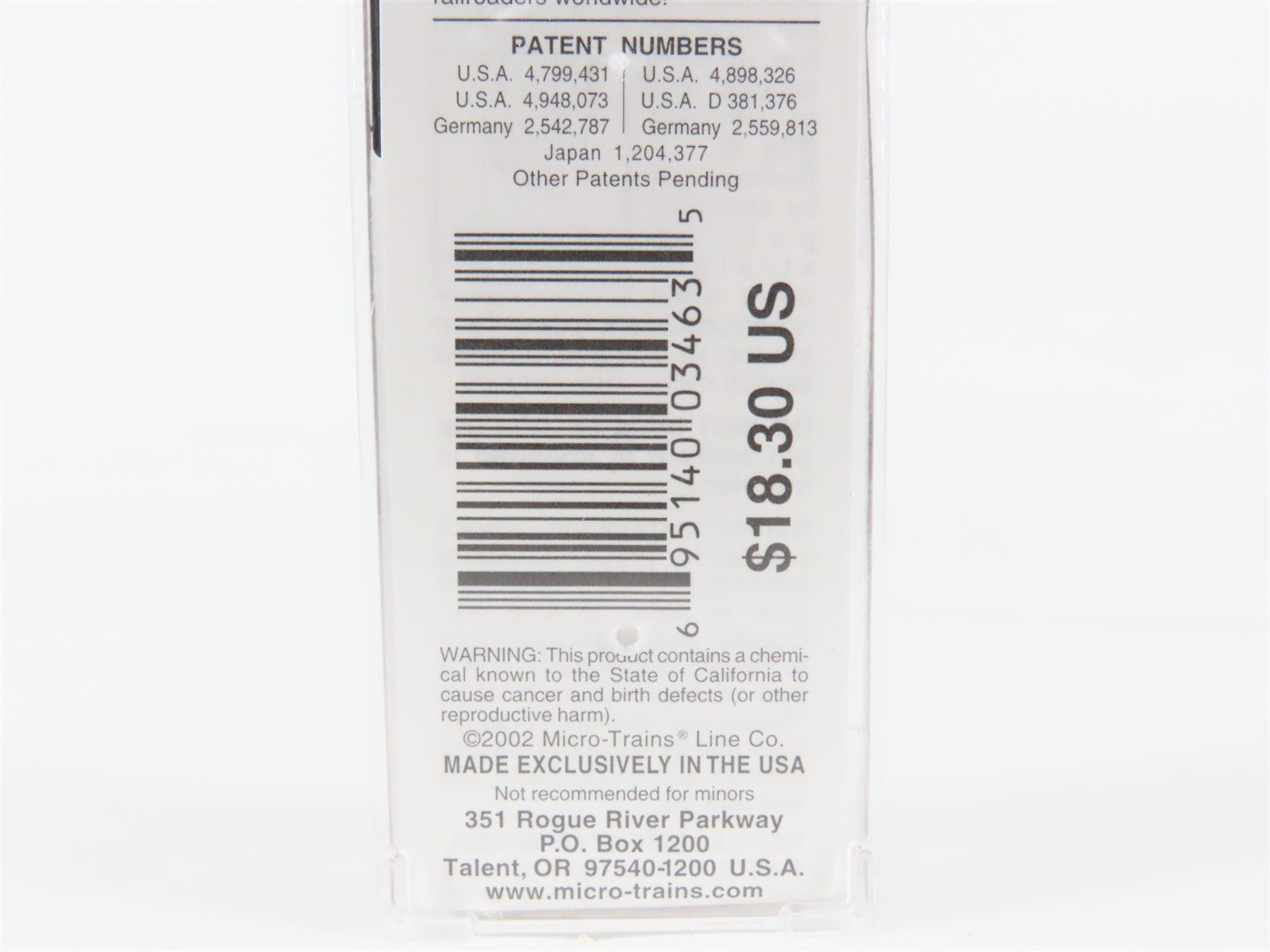 N Scale Micro-Trains 65550 WPMW Western Pacific 39' Tank Car 0291 RTR