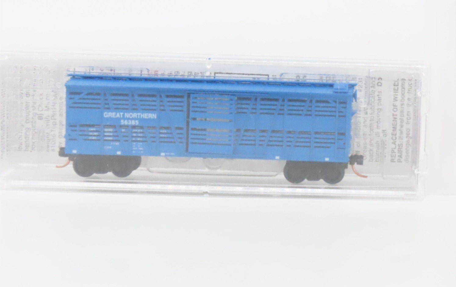 N Scale Micro-Trains 35170 GN Great Northern 40' Stock/Cattle Car 56385 RTR