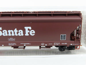 N Scale Micro-Trains 94100 ATSF Santa Fe 3-Bay Covered Hopper 313838 RTR