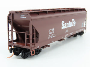 N Scale Micro-Trains 94100 ATSF Santa Fe 3-Bay Covered Hopper 313838 RTR