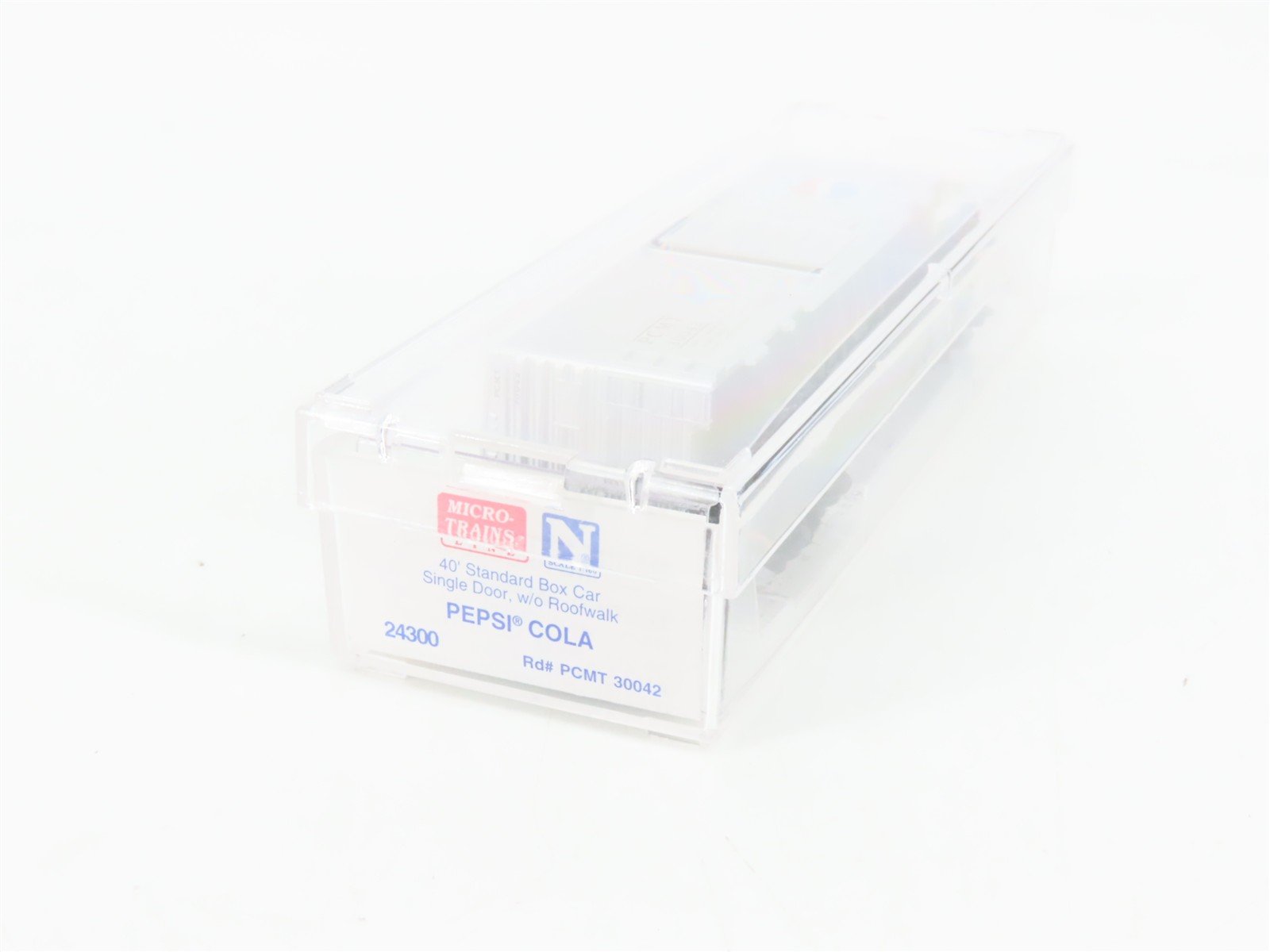 N Scale Micro-Trains 24300 PCMT Pepsi-Cola 40' Single Door Box Car 30042 RTR