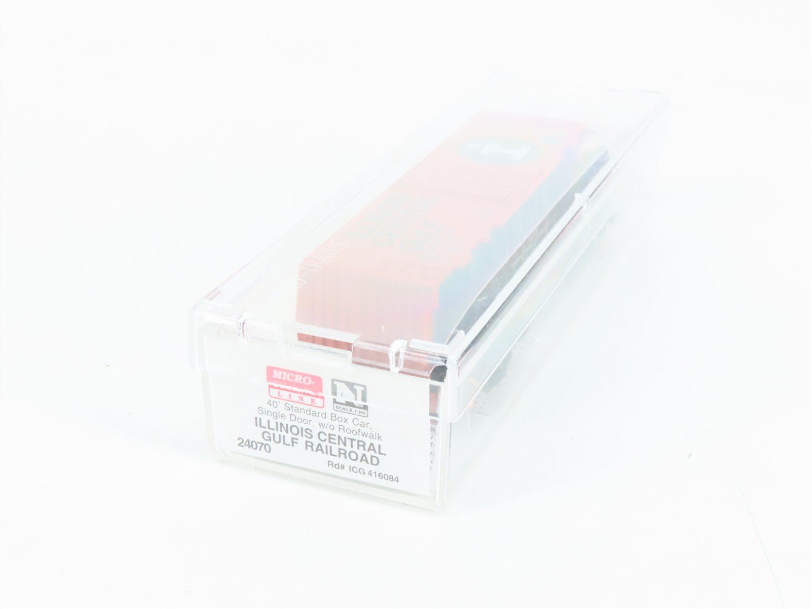N Scale Micro-Trains 24070 ICG Illinois Central Gulf 40' Single Door Box Car RTR