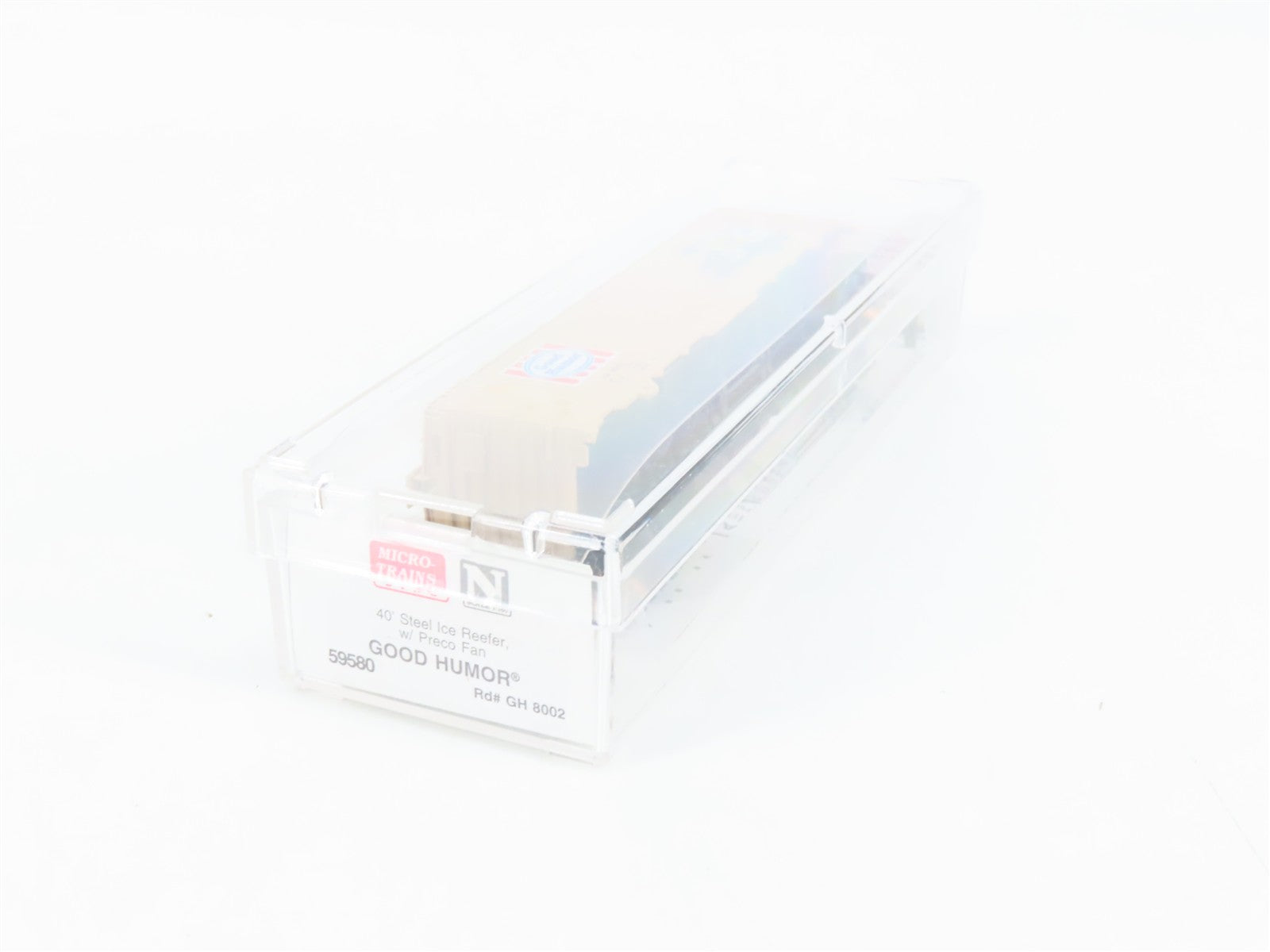 N Scale Micro-Trains 59580 GH Good Humor 40' Steel Ice Reefer 8002 RTR