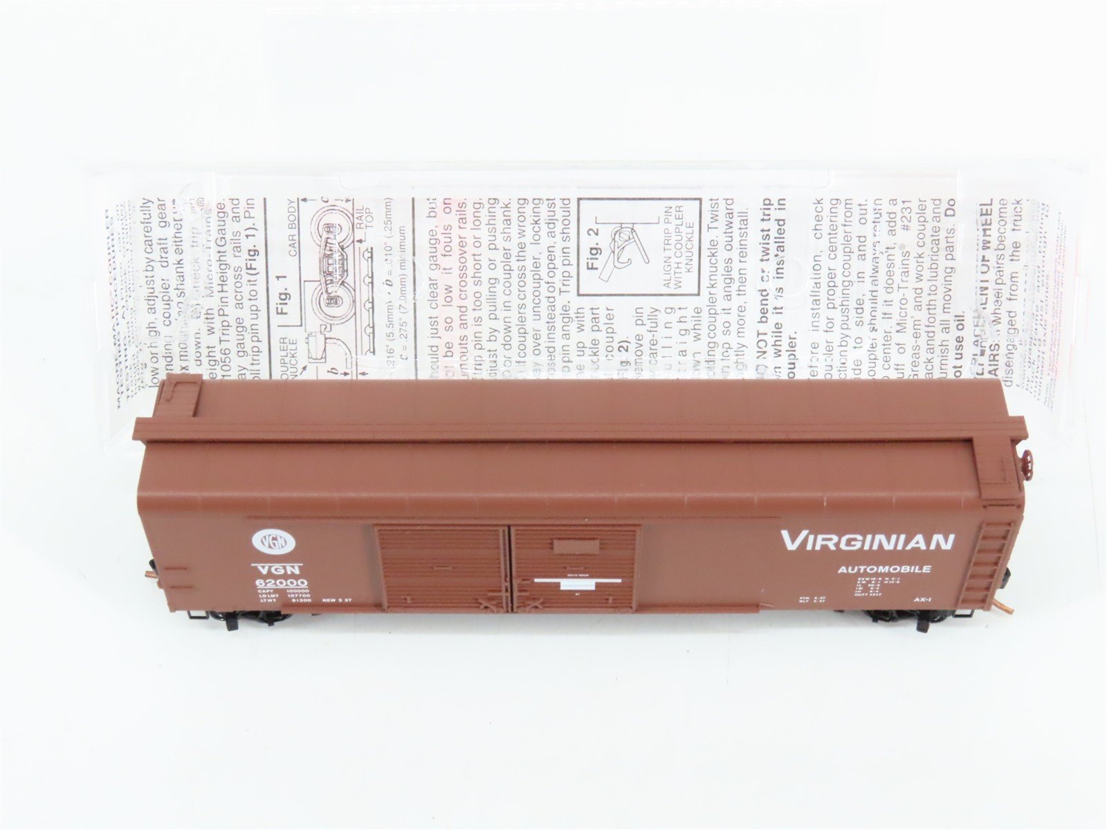 N Scale Micro-Trains 79050 VGN Virginian 50' Box Car 62000 RTR