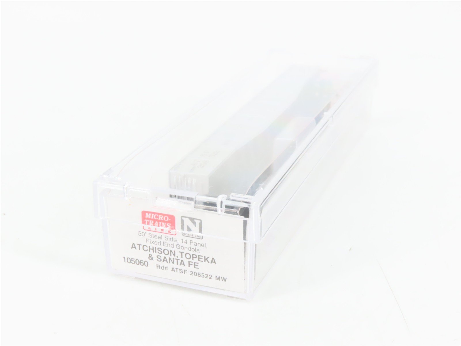 N Scale Micro-Trains 105060 ATSF Santa Fe 50' 50' Steel Side Gondola RTR