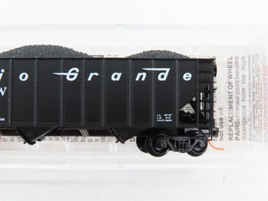 N Scale Micro-Trains 108060 Denver & Rio Grande Western 3-Bay Open Hopper RTR