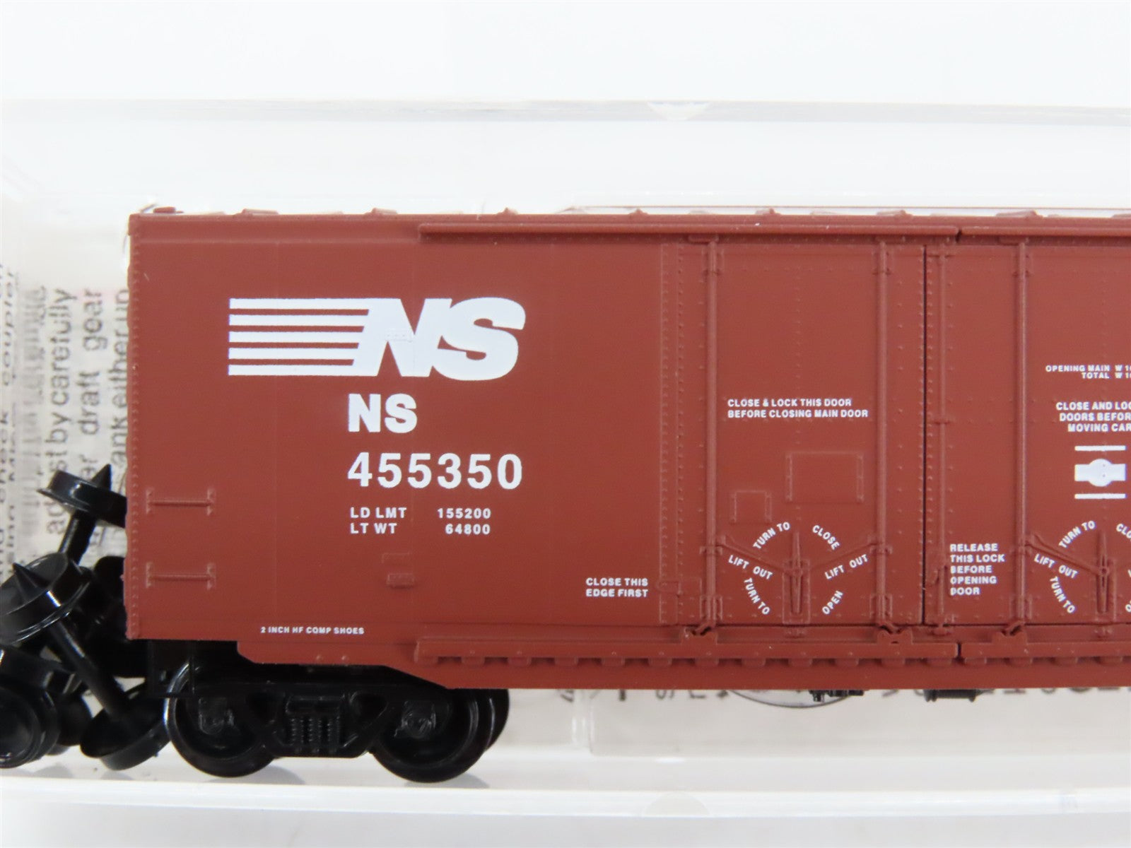 N Scale Micro-Trains 75110 NS Norfolk Southern 50' Box Car 455350 RTR