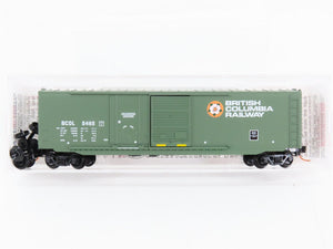 N Scale Micro-Trains 76050 BCOL British Columbia Railway 50' Box Car 5465 RTR