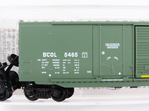 N Scale Micro-Trains 76050 BCOL British Columbia Railway 50' Box Car 5465 RTR