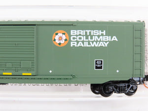 N Scale Micro-Trains 76050 BCOL British Columbia Railway 50' Box Car 5465 RTR