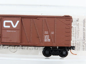 N Scale Micro-Trains 28160 CV Central Vermont 40' Outside-Braced Box Car RTR