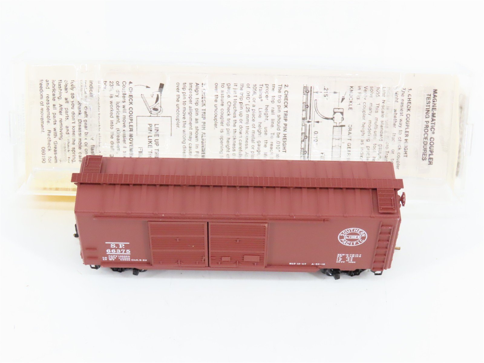 N Scale Micro-Trains 23020 SP Southern Pacific 40' Double Door Box Car 66375 RTR