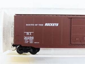 N Scale Micro-Trains 31240 RI Rock Island 50' Box Car 30156 RTR