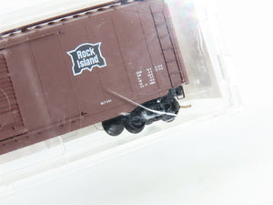 N Scale Micro-Trains 31240 RI Rock Island 50' Box Car 30156 RTR