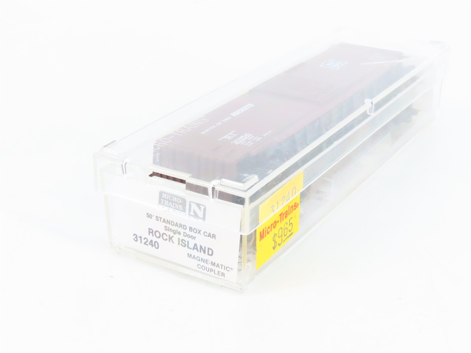N Scale Micro-Trains 31240 RI Rock Island 50' Box Car 30156 RTR
