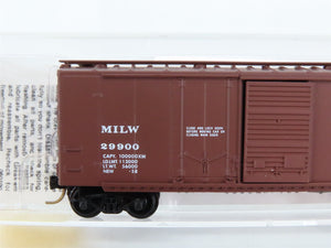 N Scale Micro-Trains 22180 MILW Milwaukee Road 40' Box Car 29900 RTR