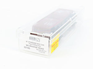 N Scale Micro-Trains 22180 MILW Milwaukee Road 40' Box Car 29900 RTR