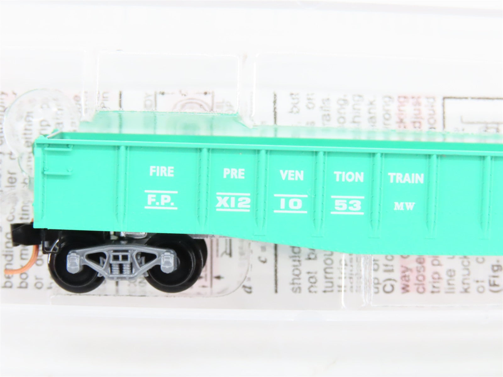 N Scale Micro-Trains 46360 Fire Prevention Train 50' Fishbelly Side Gondola RTR