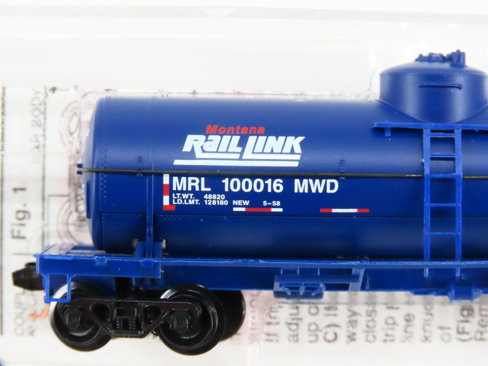 N Scale Micro-Trains 65390 MRL Montana Rail Link 39' Single Dome Tank Car RTR