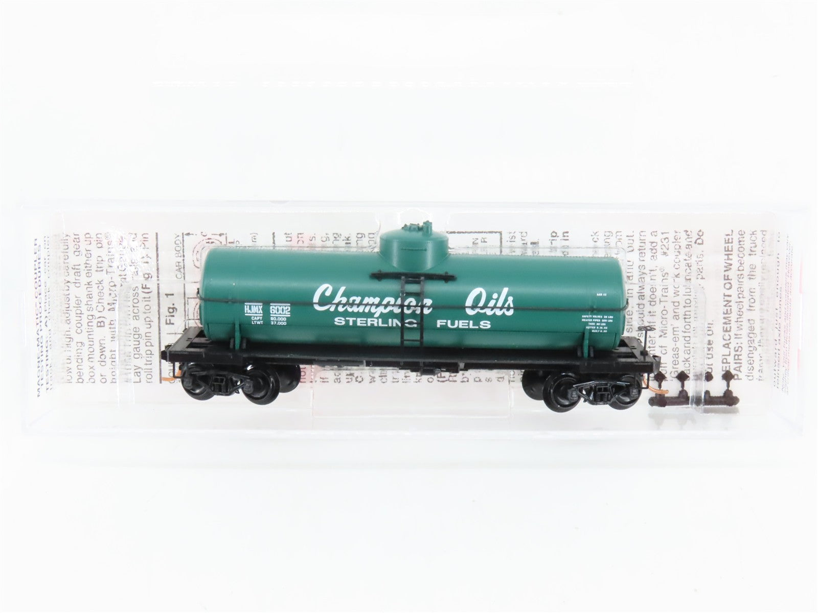 N Scale Micro-Trains 65490 Champion Oils - Sterling Fuels 39' Tank Car RTR