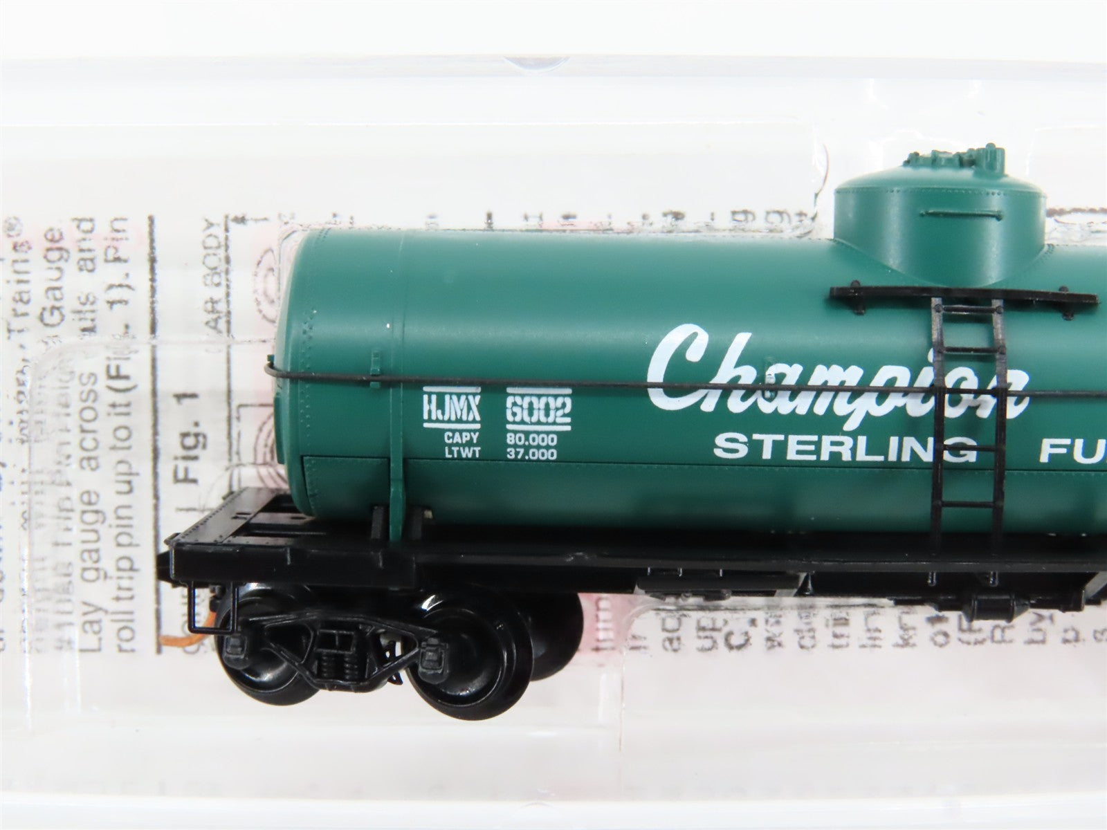 N Scale Micro-Trains 65490 Champion Oils - Sterling Fuels 39' Tank Car RTR