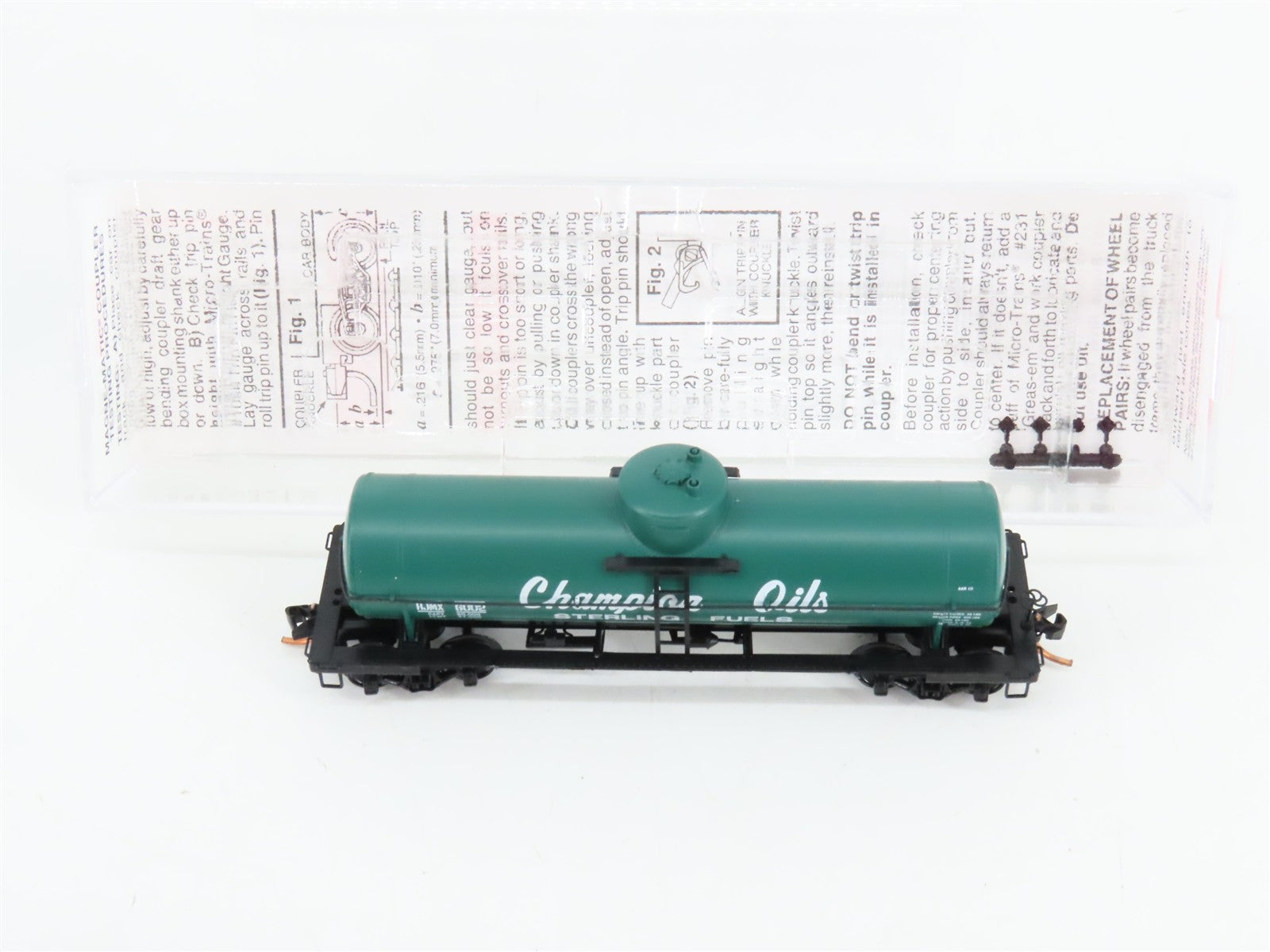 N Scale Micro-Trains 65490 Champion Oils - Sterling Fuels 39' Tank Car RTR