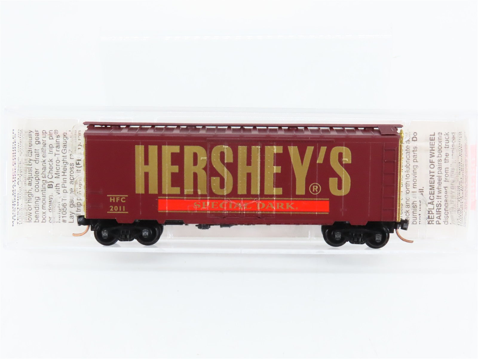 N Scale Micro-Trains 21280 HFC Hershey's 40' Plug Door Box Car 2011 RTR