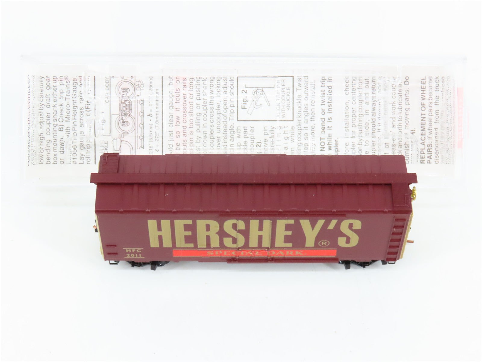 N Scale Micro-Trains 21280 HFC Hershey's 40' Plug Door Box Car 2011 RTR