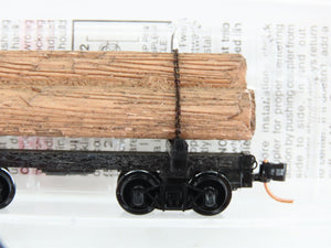 N Scale Micro-Trains 113520 30' Skeleton Log Car w/ Log Load #5 RTR