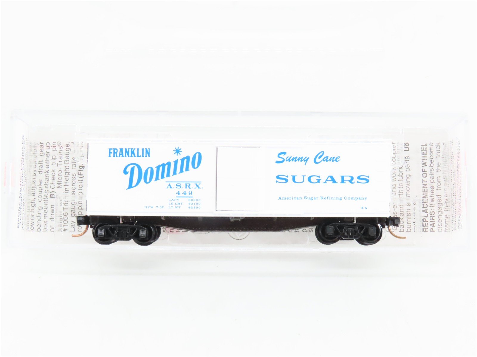 N Scale Micro-Trains 42020 ASRX American Sugar Refining Company 40' Box Car RTR