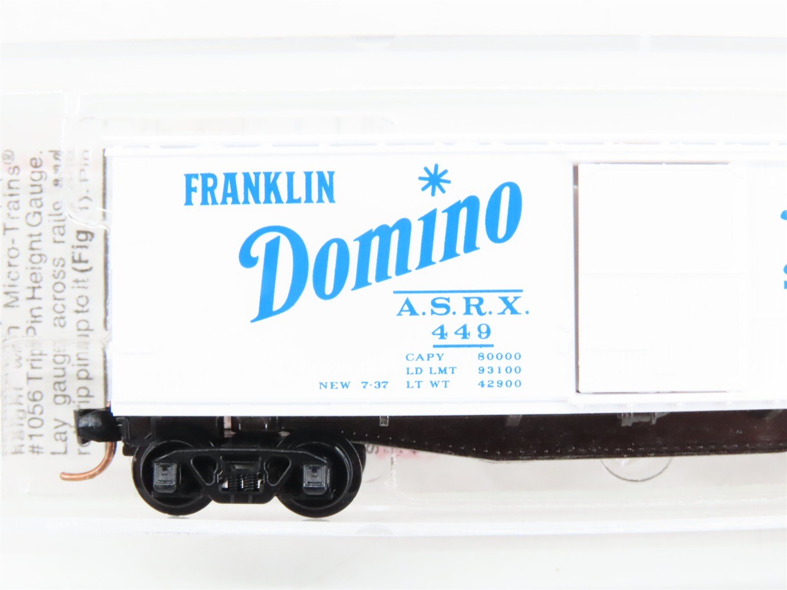 N Scale Micro-Trains 42020 ASRX American Sugar Refining Company 40' Box Car RTR