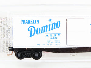 N Scale Micro-Trains 42020 ASRX American Sugar Refining Company 40' Box Car RTR