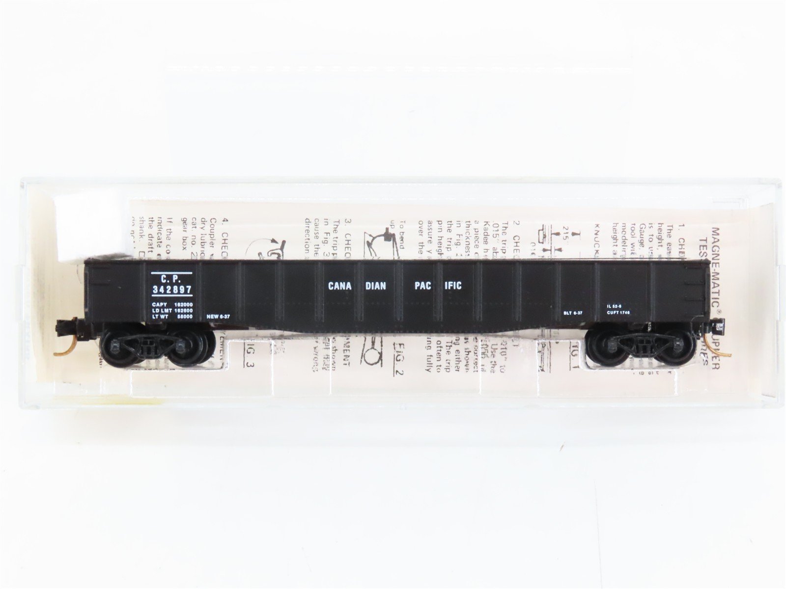 N Scale Micro-Trains 46290 CP Canadian Pacific 50' Gondola 342897 RTR