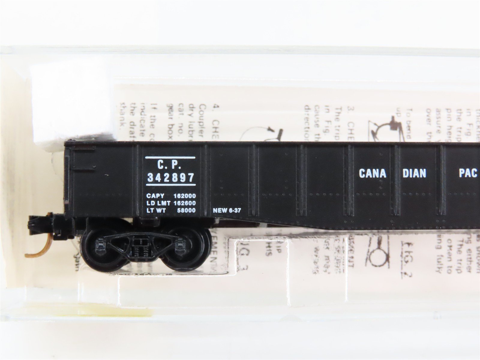 N Scale Micro-Trains 46290 CP Canadian Pacific 50' Gondola 342897 RTR