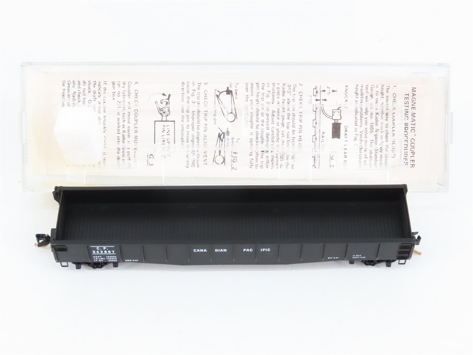 N Scale Micro-Trains 46290 CP Canadian Pacific 50' Gondola 342897 RTR