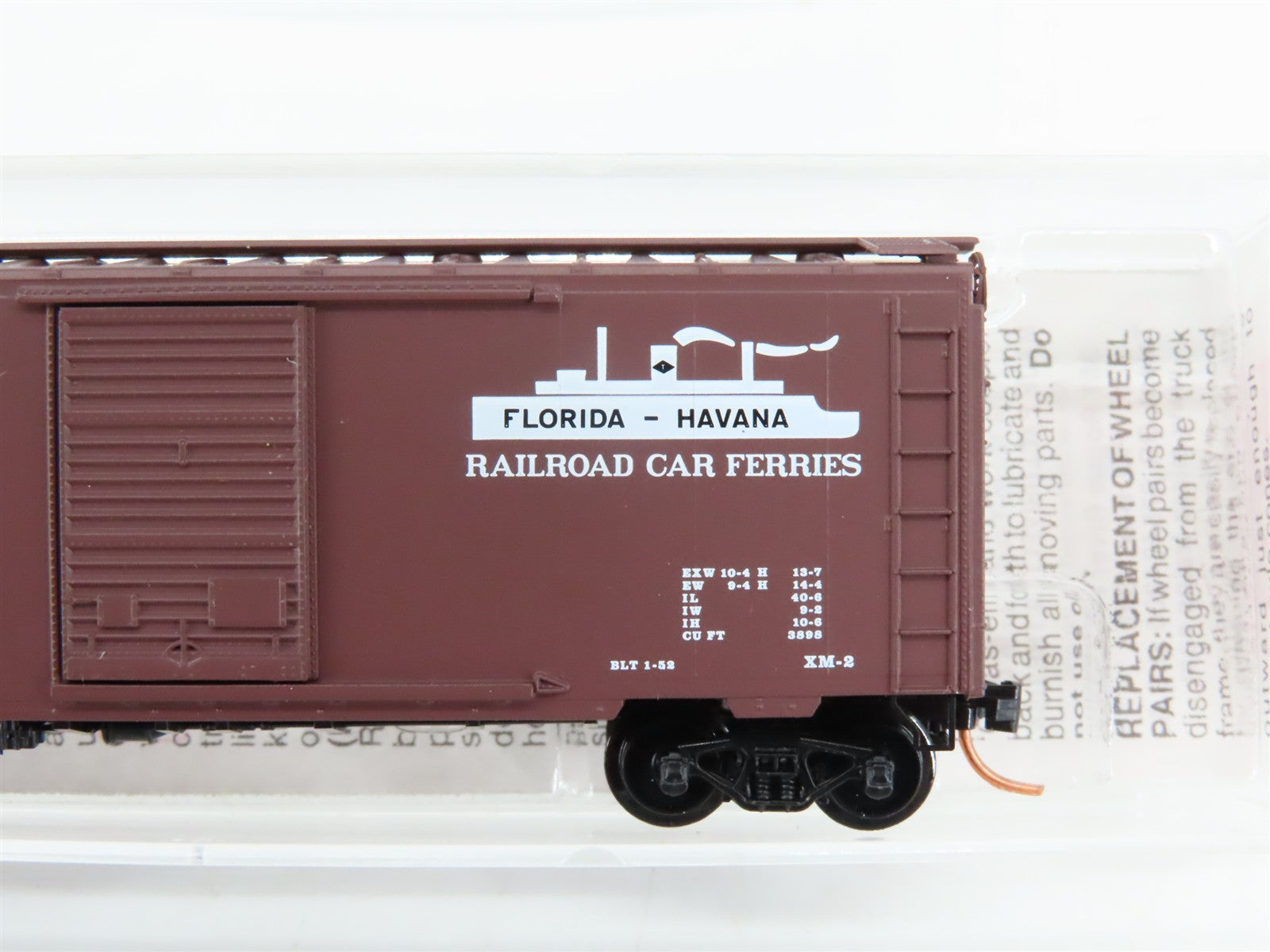 N Scale Micro-Trains 20370 WIF West India Fruit & Steamship 40' Box Car 314 RTR