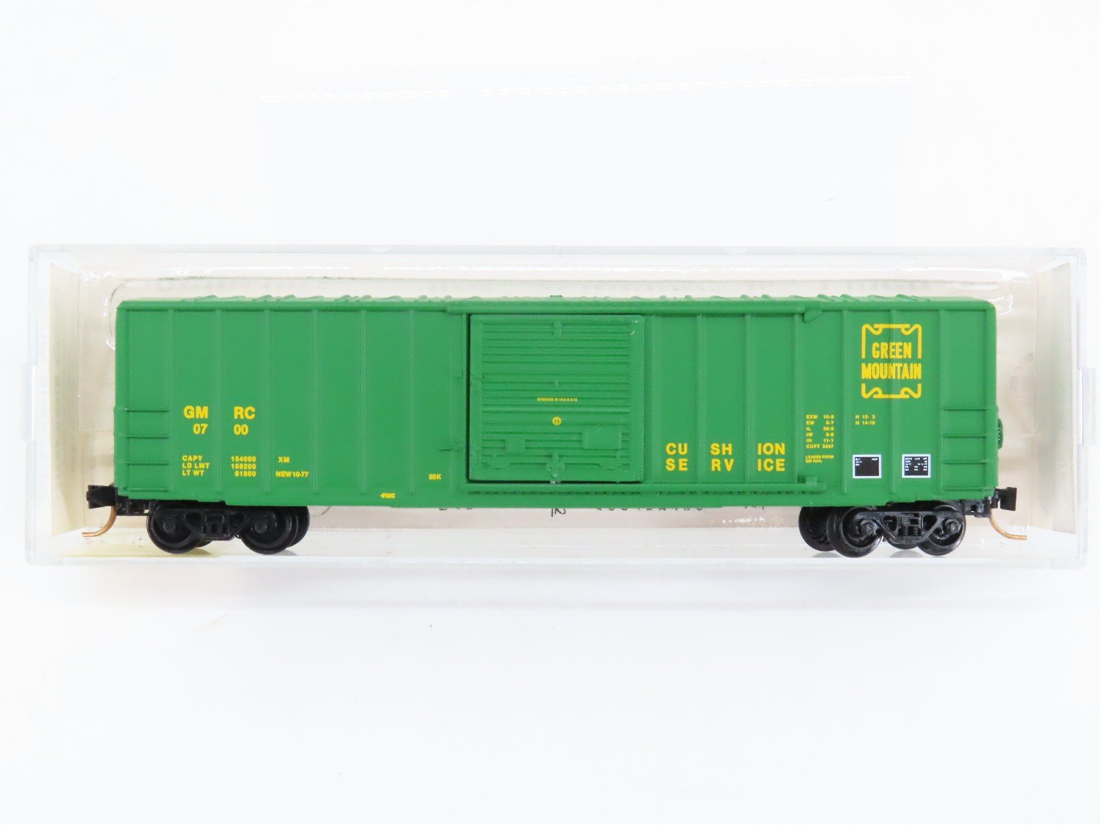 N Scale Micro-Trains 25350 GMRC Green Mountain 50' Box Car 0700 RTR