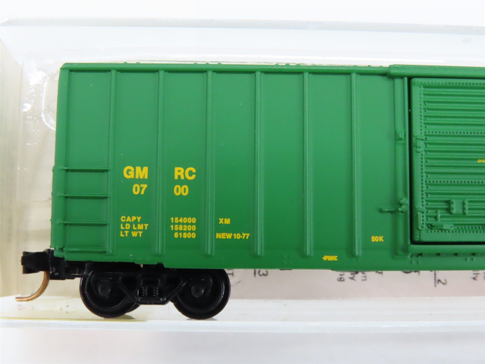 N Scale Micro-Trains 25350 GMRC Green Mountain 50' Box Car 0700 RTR
